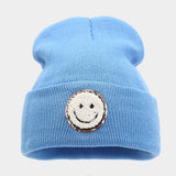 Wool Ha Trendy Brand Knitted Hatsmiley Face_Cwah2081