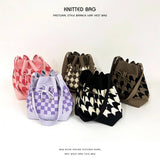 2024 CASUAL DRAWSTRING BUCKET KNITTED BAG_CWAB2375
