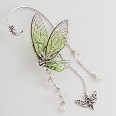 ELF EAR BUTTERFLY OUTLINE NON PIERCING EARRINGS_CWMM3227