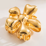 MINIMALIST FLORAL GEOMETRIC HAIR CLAW CLIP_CWAHA6192