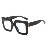 Tortoiseshell Square Frame Fashion Glasses_Cwasg0235