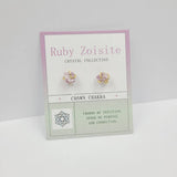 NATURAL STONE FOUR CLAW EARRINGS_CWAJE1070