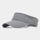 SOLID VISOR HAT SPORTS HIKING MARATHON SUN CAP_CWAH3287