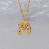 18K GOLD 26 LETTERS CUTE HIP HOP PENDANT NECKLACE_CWMM5871
