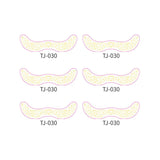 METALLIC FRECKLE FACE TATTOO STICKERS GOLD SILVER_CWMM8364