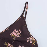 FLORAL PRINT SLEEVELESS MIDI CAMI DRESS_CWDHL0985