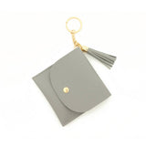 NEW SOLID COLOR CARD HOLDER KEYCHAIN_CWMM1291