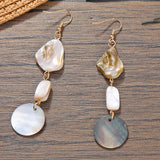 NEW SHELL BEADED PENDANT EARRINGS_CWAJE1555