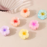 CABBAGE FLOWER HAIR CLAW VACATION STYLE SMALL CLIP_CWMM4997