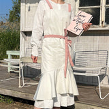 Waterproof And Anti-Fouling Fishtail Apron_Cwmm5835