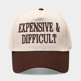 Retro Letter Embroidery Baseball Cap Unisex_Cwah04658