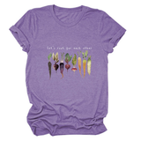 Womens Crew Neck Tee With Posi Ve Quote_Cwtts1478