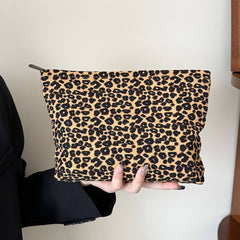 Canvas Tote Makeup Bag Handheld Gift Travel Pouch_Cuab00691