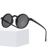 ROUND FRAME TINTED LENS FASHION GLASSES UNISEX_CWASG0286