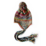 COLORBLOCK KNITTED HAT MIXED COLOR EARMUFFS HAT_CWAH2047