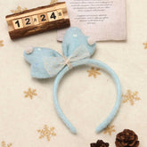 CHRISTMAS CUTE LACEBOW HAIRPIN HEADBAND DECORATION_CWAHA3417