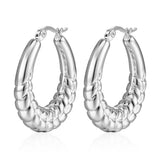 Women Fashion Lightweight Stainless Steel Earrings