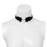 SWEET COOL HALLOWEEN PUMPKIN GHOST NECKLACE_CWAJE1490