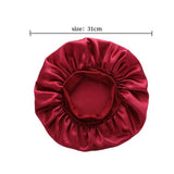 Cwaha6427_Wide Brim High Elastic Satin Nightcap