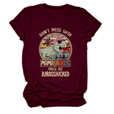 STYLISH WOMENS TEE DONT MESS WITH PRINT_CWTTS1524