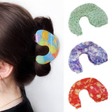 ELEGANT ACETATE HAIR CLAW BACK BUN SHARK CLIP_CWAHA1594