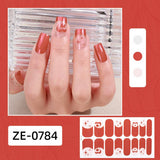 Valentine Pink Heart Lip Nail Stickers_Cwmm11217