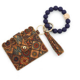 SILICONE BEAD KEYCHAIN CORK CARD WALLET WITH PRINT_CWAB4951