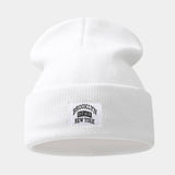 Brooklyn Label Cuffed Knit Beanie Unisex_Cwah04638