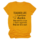 Womens Teacher Life I Dont Funny Tee_Cwttsl0487