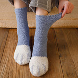 NEW STYLE WARM MID CALF SLEEPING SOCKS_CWMS0967