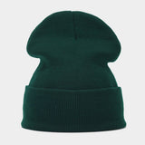 SOLID COLOR KNITTED HAT WITH CUFFS_CWAH1578
