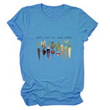 Womens Crew Neck Tee With Posi Ve Quote_Cwtts1478