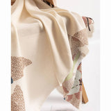 FLORAL SCARF ELEGANT VINTAGE WINTER WRAP_CWASC0448