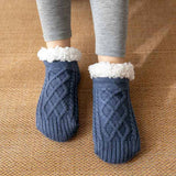 Warm Sleeping Carpet Socks Plush Indoor Slippers_Cwms0704