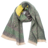 LEOPARD JACQUARD SCARF UNISEX WINTER KNIT WRAP_CWASC0860