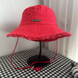 Cwah1675_Simple Vintage Foldable Bucket Hat