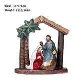 NATIVITY SCENE RESIN CHRISTMAS TABLE DECOR_CWMM9874