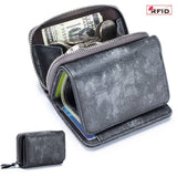SHORT MULTIFUNCTIONAL LARGE CAPACITY LEATHER WALLET_CWAB3792