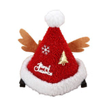 CUTE PLUSH SANTA HAT DRESS UP HEADDRESS HAIRPIN_CWAHA3374