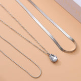 COOL STYLE STACKED TEMPERAMENT SIMPLE NECKLACE_CWAJE2001