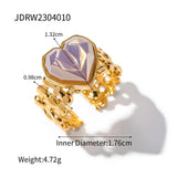 GOLD PLATED RING WITH COLORED NATURAL STONES_CWAJE1236
