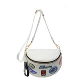 Wide Letter Shoulder Belt Bag Crossbody Bag_Cwab2069