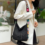 Cwab5055_Fashion Knitted Woven Bag Shoulder Bag