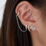 EXAGGERATED RETRO COLD STYLE SNAKE EARRINGS_CWAJE1731
