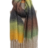 GRADIENT CHUNKY TASSEL SCARF AUTUMN AND WINTER_CWASC1281