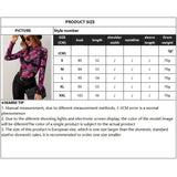 FLORAL PRINT MESH LONG SLEEVE MOCK NECK TOP_CWTBLL3427