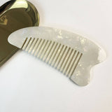ACETATE ANTI STATIC COMB WITH FINE TEETH HEART_CWMM6437