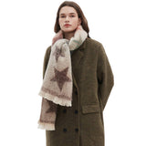 STAR GRADIENT SCARF JACQUARD WINTER WRAP_CWASC0859