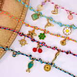 Dopamine Color Beaded Necklace Handmade Chic_Cwmm6951