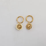 CREATIVE STAINLESS STEEL MIRROR PENDANT EARRINGS_CWMM5723